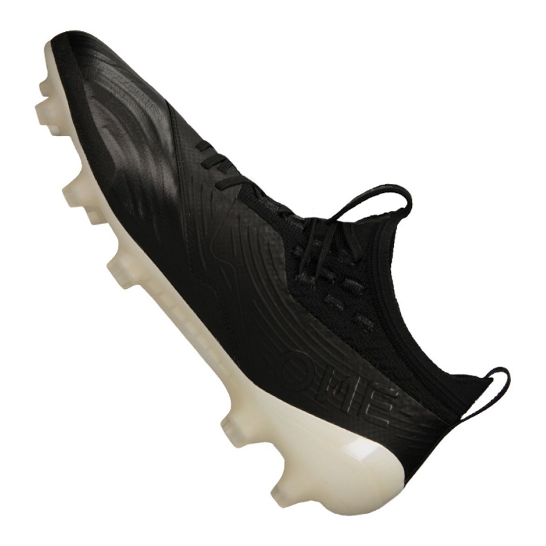 Scarpe da calcio Puma One 19.1 Lth Fg / Ag M 105479 02 nero nero 1