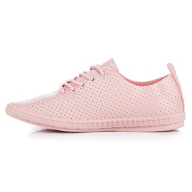 Sneakers rosa traforate 1