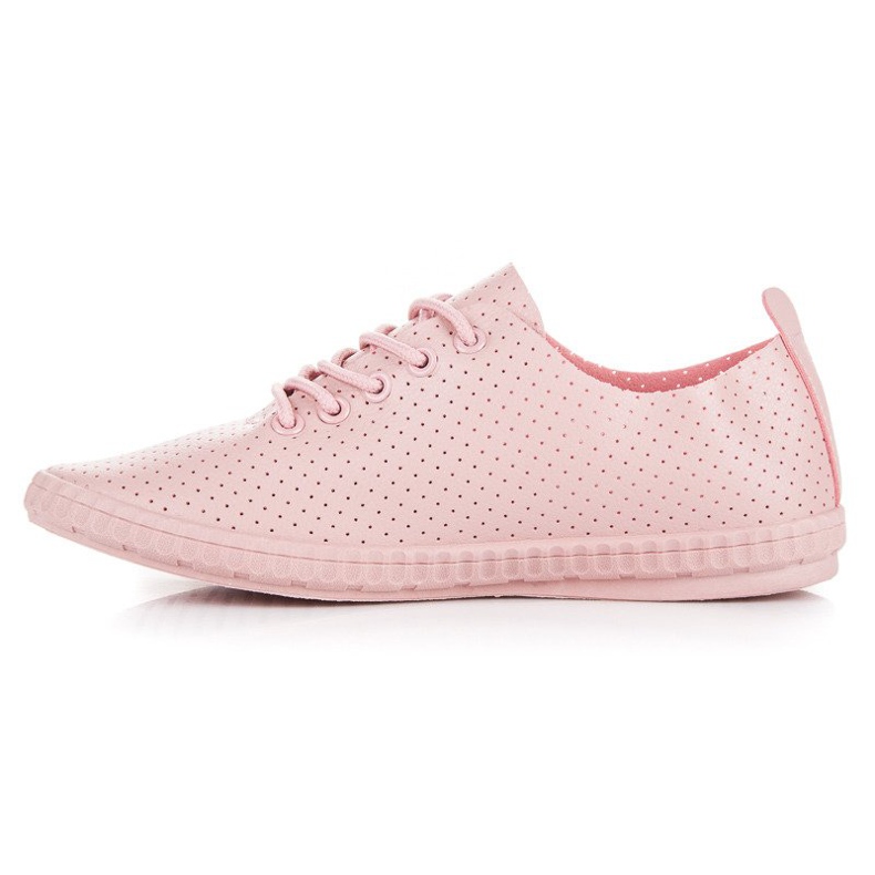 Sneakers rosa traforate 1