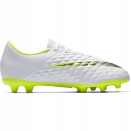 Nike Hypervenom Phantom 3Club Fg Jr AJ4146-107 Scarpe da calcio bianche bianca bianca 1