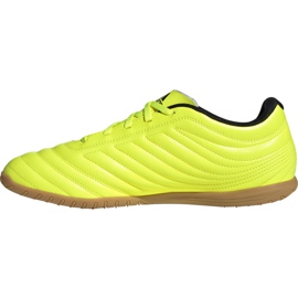 Scarpe da calcio Adidas Copa 19.4 In M F35487 nero giallo 2