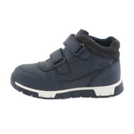 Scarpe sportive con velcro Big Star 374065 blu navy bianco rosso 2