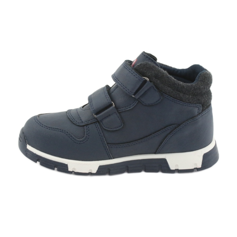 Scarpe sportive con velcro Big Star 374065 blu navy bianca rosso 2