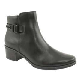Stivali di pelle da donna Caprice con borchie 25433 NERO 1