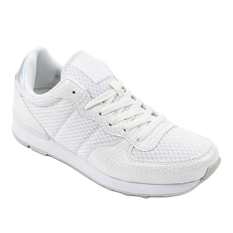 Scarpe sportive bianche da uomo 5535A-1 bianco 1