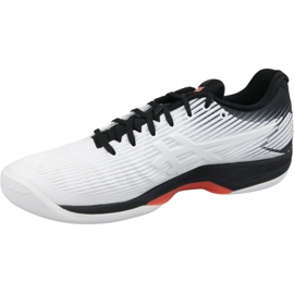 Asics Solution Speed ​​Ff Indoor M 1041A110-102 scarpe da tennis bianca 1