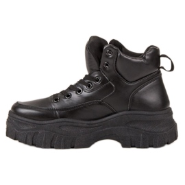 Kylie Scarpe stringate sulla piattaforma nero 1