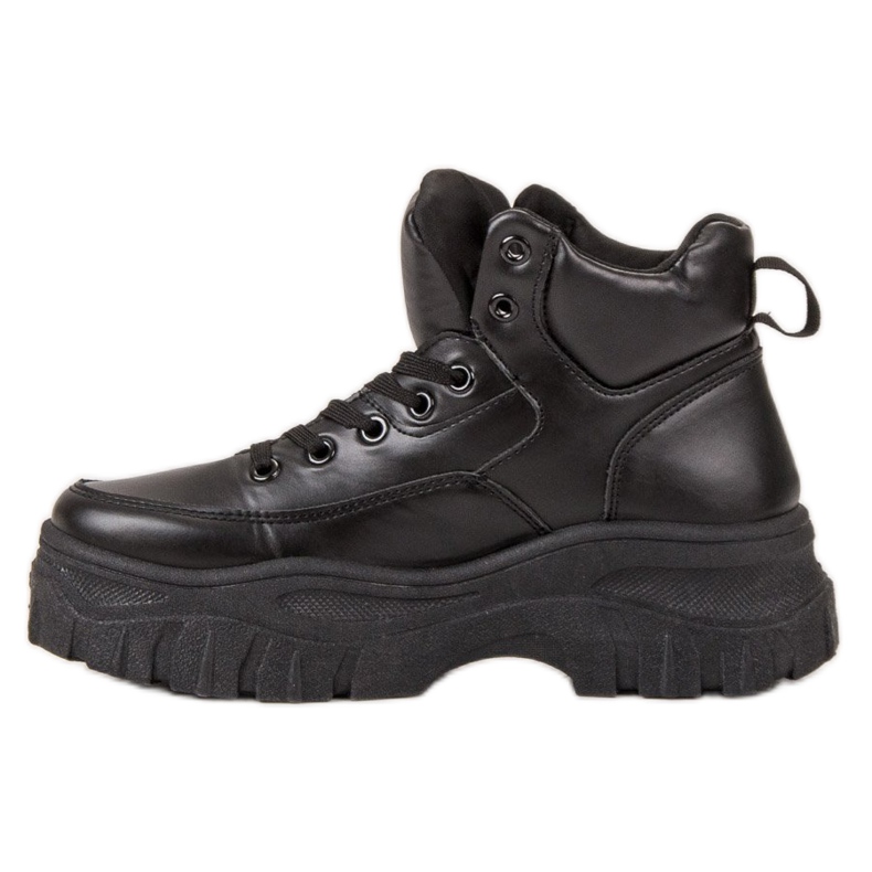Kylie Scarpe stringate sulla piattaforma nero 1