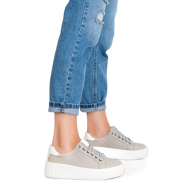 Kylie Scarpe sportive sulla piattaforma grigio 2
