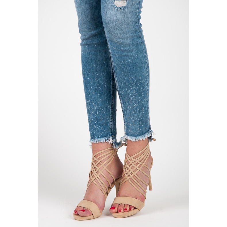 Vices Tacchi Alti In Pelle Scamosciata Con Rilegatura beige 1