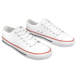 Sneakers bianche L4006 bianco 1