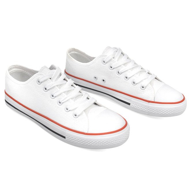 Sneakers bianche L4006 bianco 1