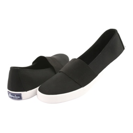 Sneakers da donna American Club sneakers nere nero 4