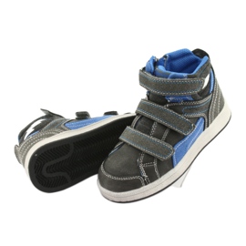 Scarpe sportive alte American Club ES, grigio blu 4
