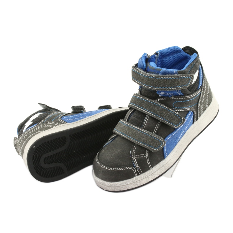Scarpe sportive alte American Club ES, grigio blu 4