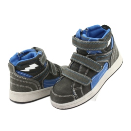 Scarpe sportive grigie High American Club ES27 grigio 3