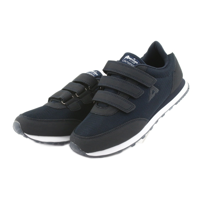 Scarpe sportive blu navy American Club WT25 3