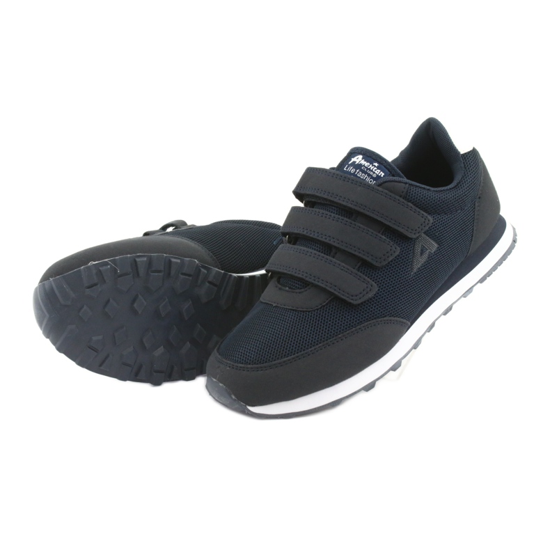 Scarpe sportive blu navy American Club WT25 5