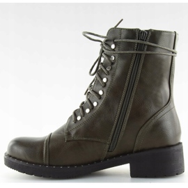 Stivali verdi con borchie B0-193 Green verde 2