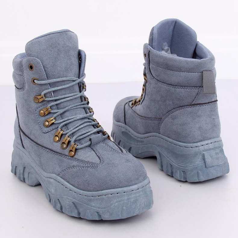 Blu 1967 stivali sportivi blu grigio 1