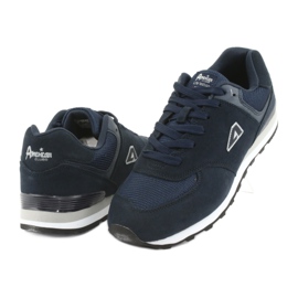 Scarpe sportive da jogging American Club HA27 blu navy 3