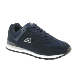 Scarpe sportive da jogging American Club HA27 blu navy 1