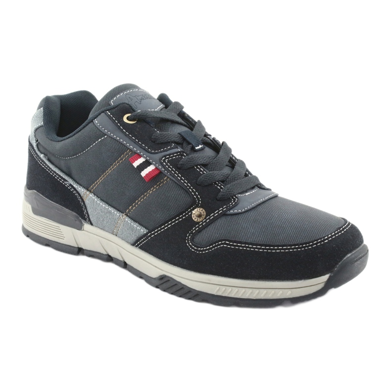 American Club AA08 scarpe sportive blu navy grigio 1