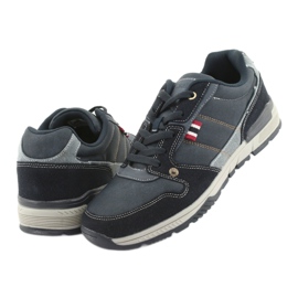American Club AA08 scarpe sportive blu navy grigio 3