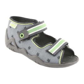 Scarpe per bambini Befado gialle 250P086 grigio verde 1