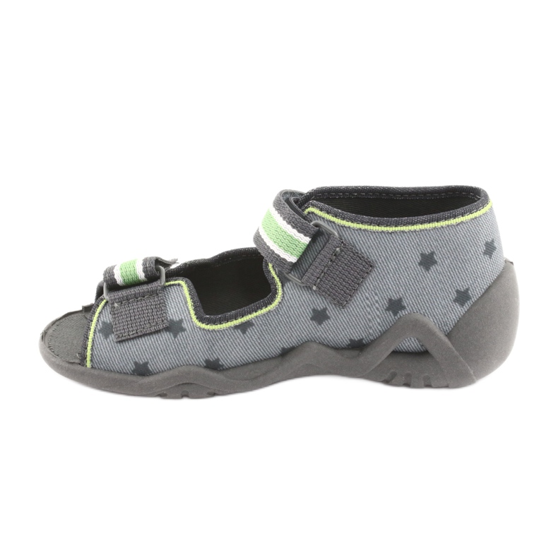 Scarpe per bambini Befado gialle 250P086 grigio verde 2