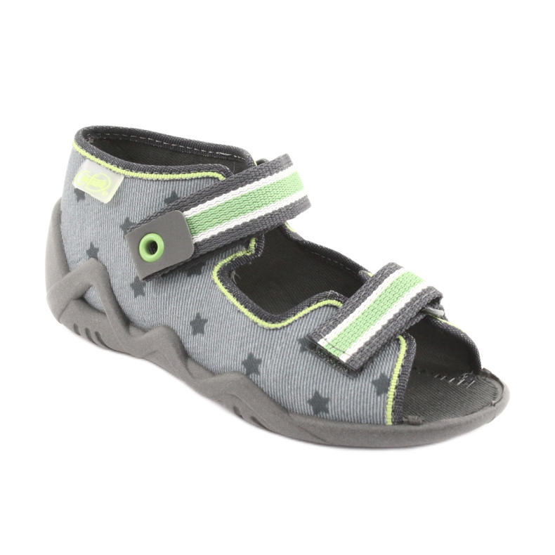 Scarpe per bambini Befado gialle 250P086 grigio verde 1