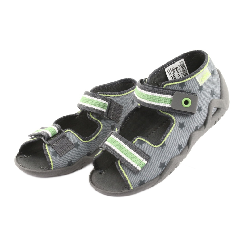 Scarpe per bambini Befado gialle 250P086 grigio verde 3