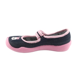 Scarpe per bambini Befado 114X352 blu navy rosa grigio 3
