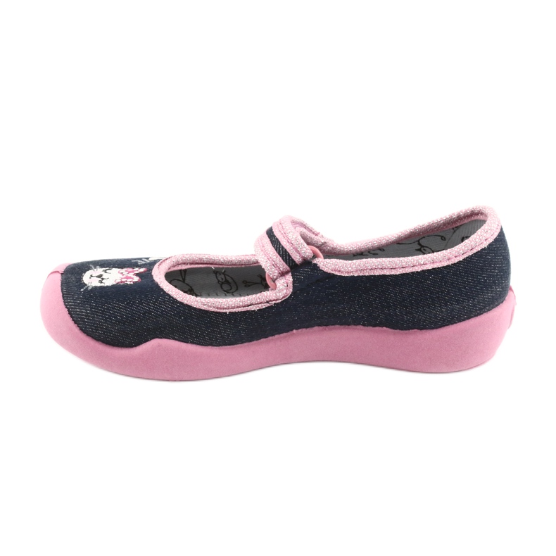 Scarpe per bambini Befado 114X352 blu navy rosa grigio 3