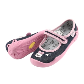 Scarpe per bambini Befado 114X352 blu navy rosa grigio 5
