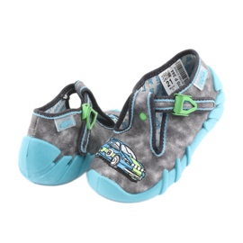 Scarpe per bambini Befado 110P344 blu grigio 4
