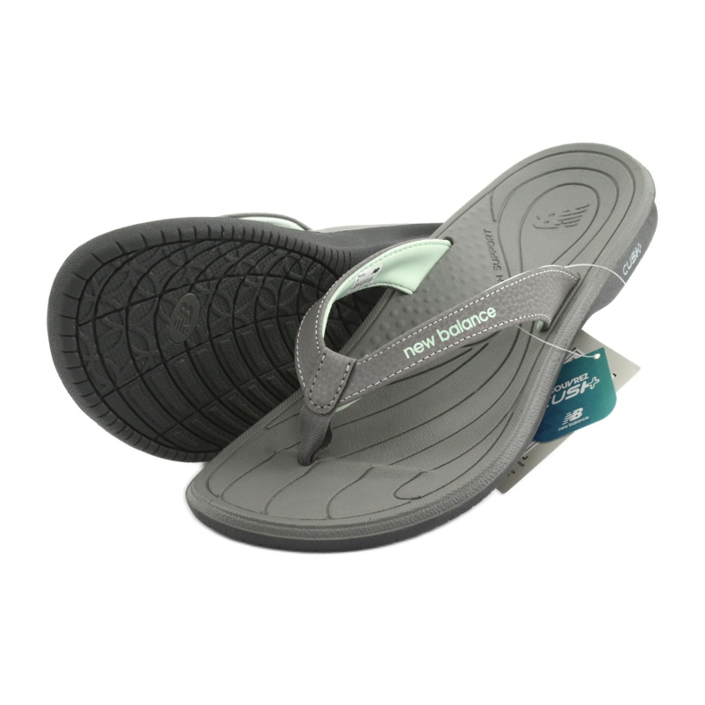 Infradito New Balance M W6091GR grigio verde 9