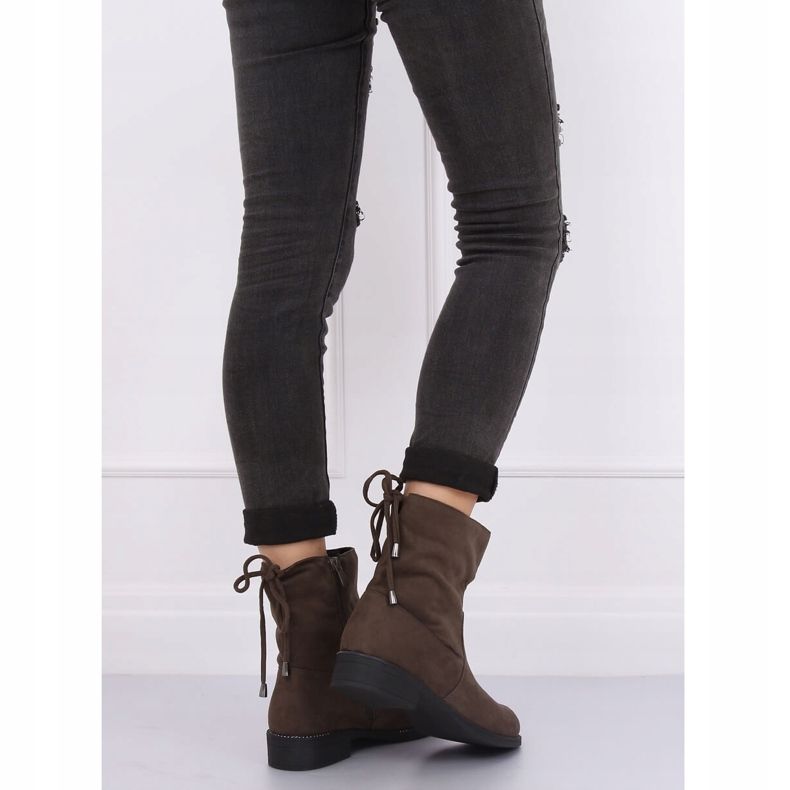 Stivali da donna verdi in kaki 7378-PA Green cachi 1