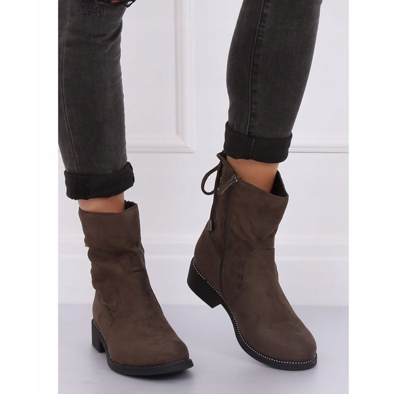 Stivali da donna verdi in kaki 7378-PA Green cachi 2