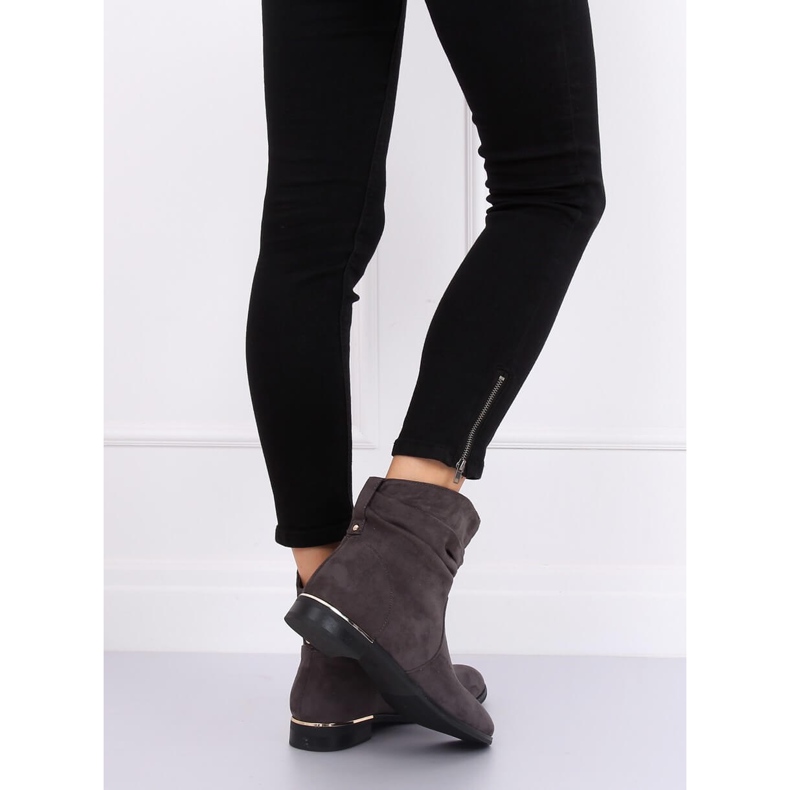 Stivali grigi da donna grigi 7600-PA Grey grigio 2