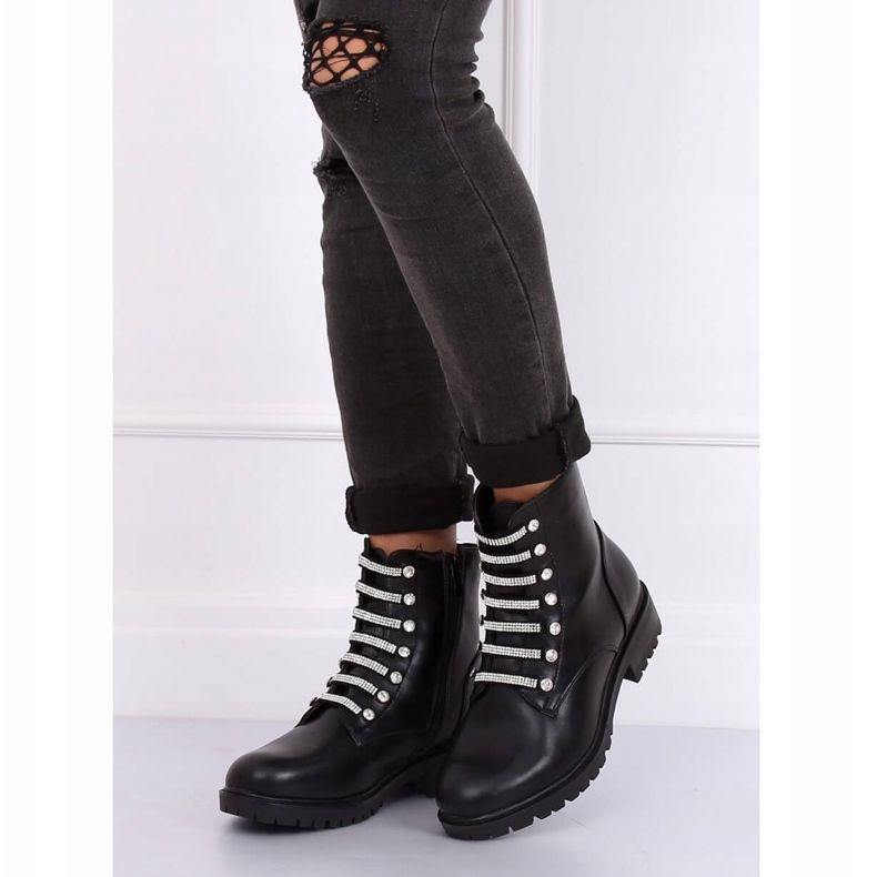 Stivali militari neri NC876 Black nero 2