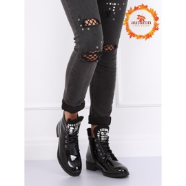 Stivali da donna laccati neri NC866 Black nero 1