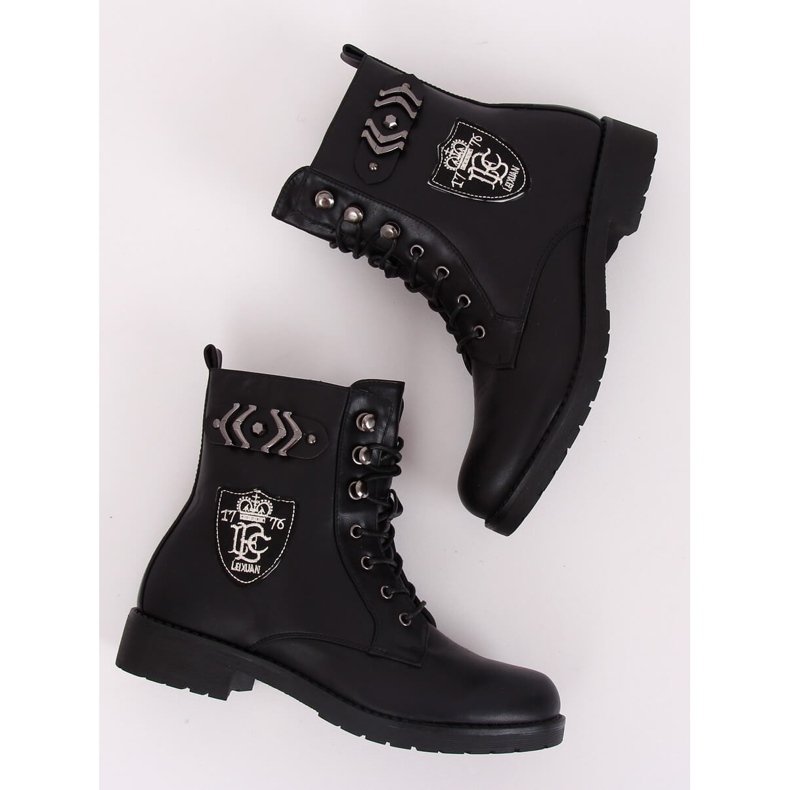Stivali militari da lavoro neri X535 Black nero 2