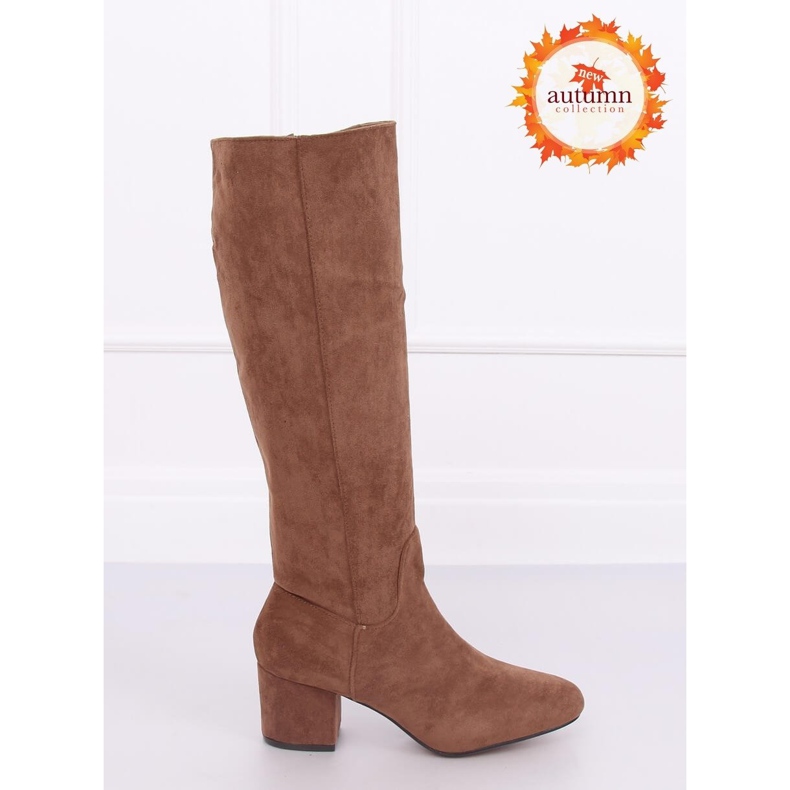 Tacchi alti marroni YQ218P Camel marrone 1
