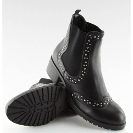 Stivali Jodhpur neri con borchie FC-H63 Black nero 1