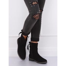 Tacco piatto nero 5696 Nero 1