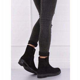 Stivali neri piatti da donna neri CH1812-2 Black nero 2