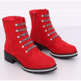 Stivali rossi militari CH1818-2 Red rosso 2