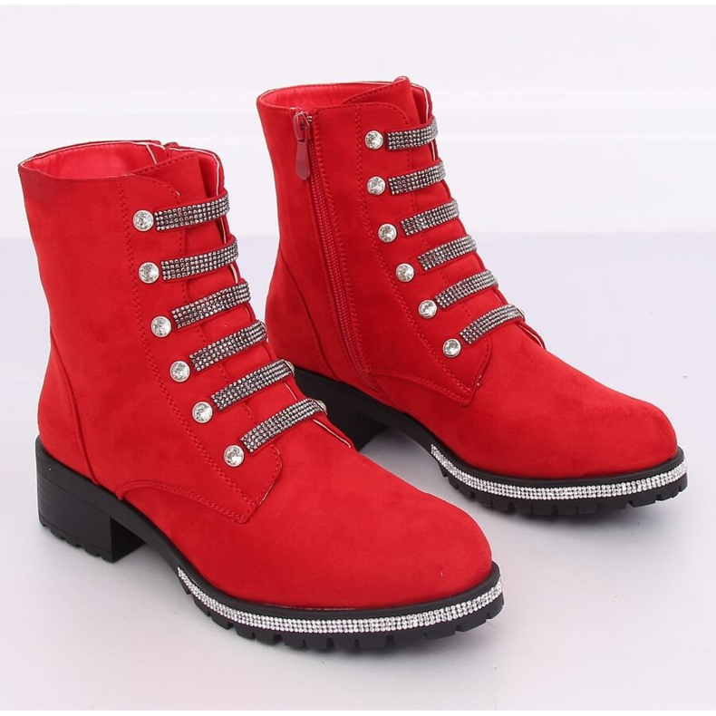 Stivali rossi militari CH1818-2 Red rosso 2