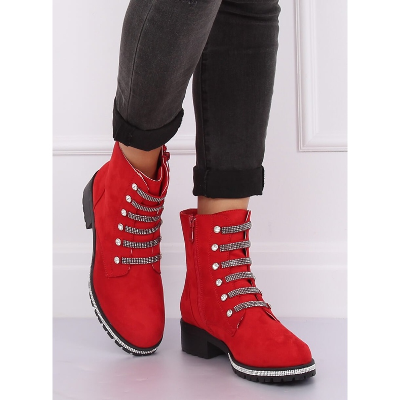 Stivali rossi militari CH1818-2 Red rosso 1